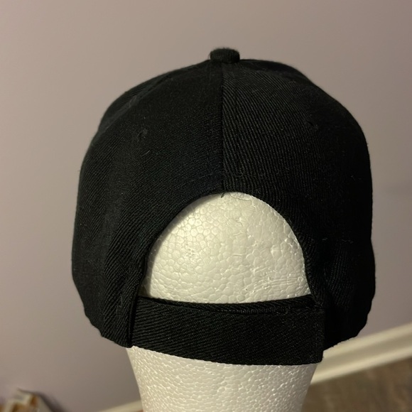 City Hunter I Love Jesus Black Embroidered Baseball Hat Cap OS - Picture 3 of 14